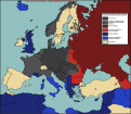 Carte Europe 31.03.1944