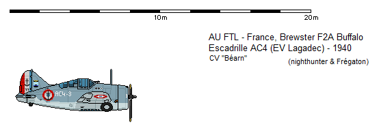1940 Brewster F2A-3 Buffalo FTL