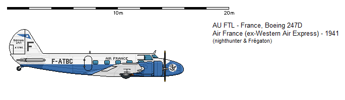 1941 AF Boeing 247 FTL