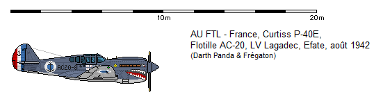 1942 Curtiss P-40E aéronavale FTL