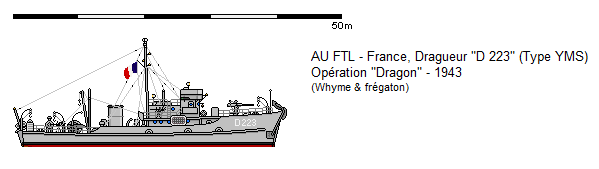 1943 MS Dragueur type YMS FTL